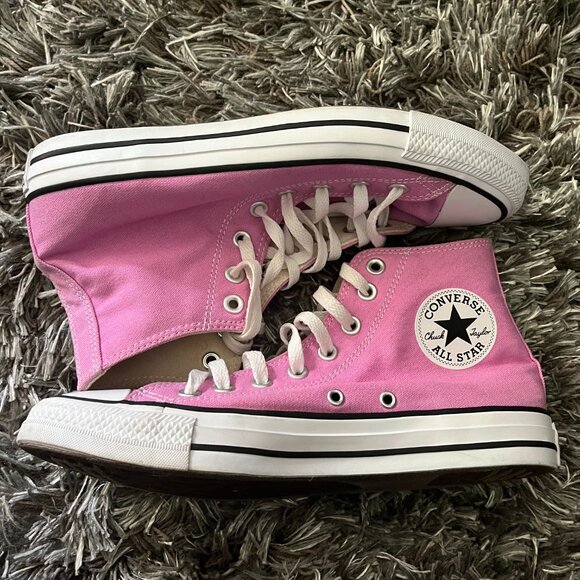 Peony Pink Converse High Tops - Picture 4 of 7